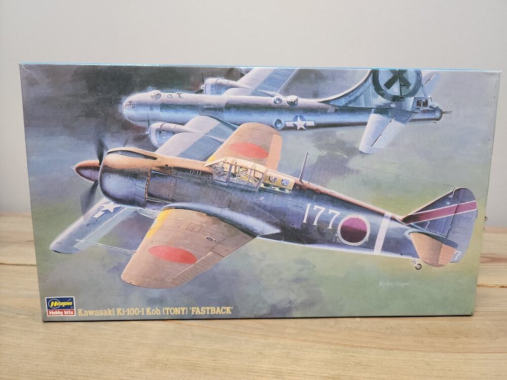 Hasegawa’s 1/48 Ki‑100‑I Koh “Fastback,” (09144), Factory Sealed Bags